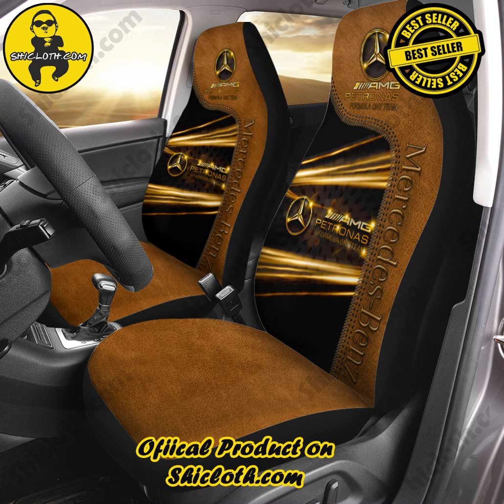 Mercedes-AMG Petronas F1 2PCS Car Seat Cover Version 1 Mercedes-AMG Petronas F1 2PCS Car Seat Cover Version 1