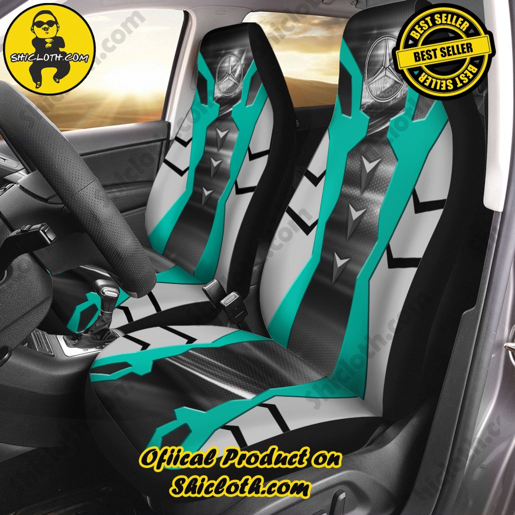 Mercedes-AMG Petronas F1 2PCS Car Seat Cover Version 2 Mercedes-AMG Petronas F1 2PCS Car Seat Cover Version 2