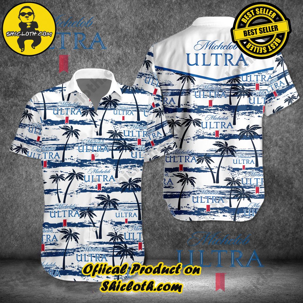 Discover Island Elegance: Shiclothshop's Style Summer Hawaiian Shirt 75 Michelob Ultra Button Shirt
