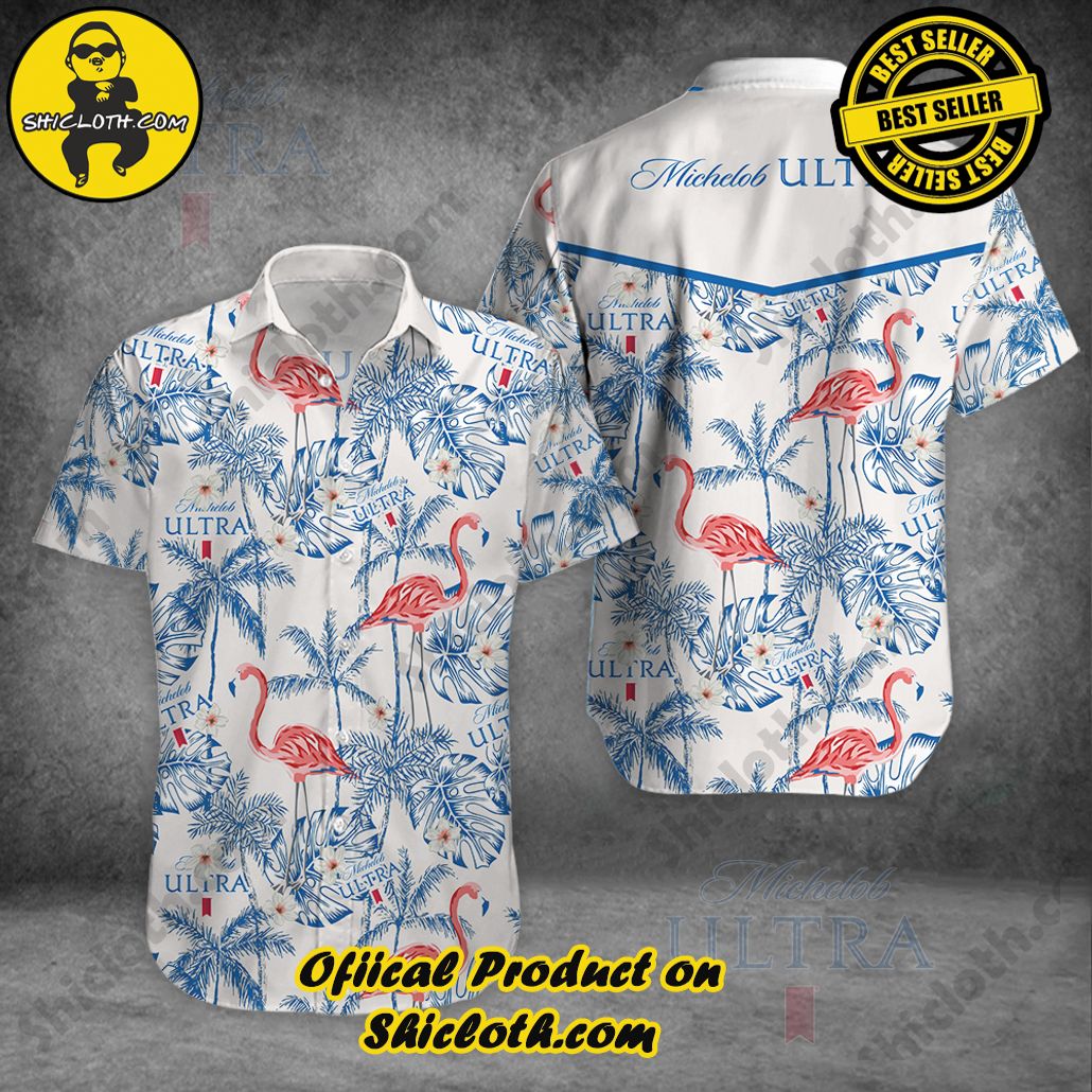 Stylish Sophistication: Introducing Shicloth's Button Shirt Collection 46 Michelob Ultra Flamingo Button Shirt