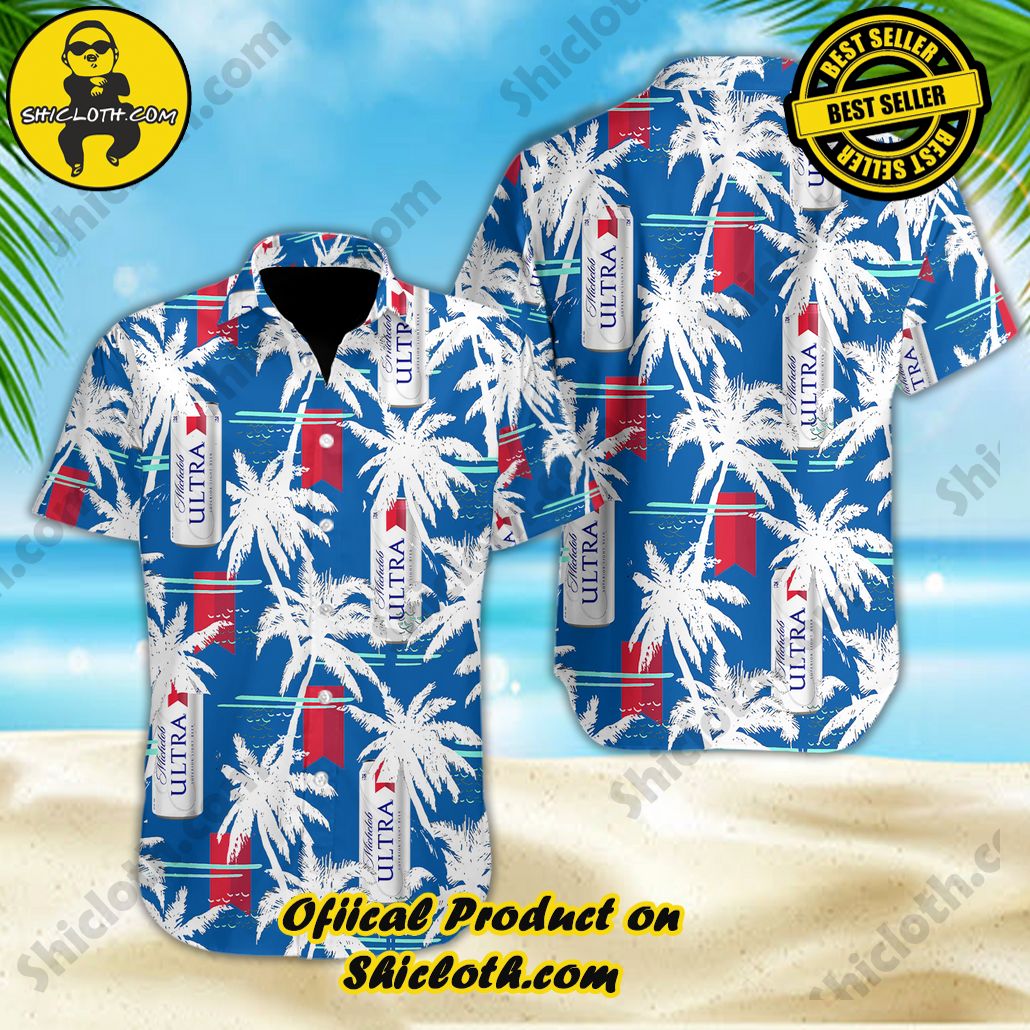 Discover Island Elegance: Shiclothshop's Style Summer Hawaiian Shirt 76 Michelob Ultra Style Summer Hawaiian Shirt