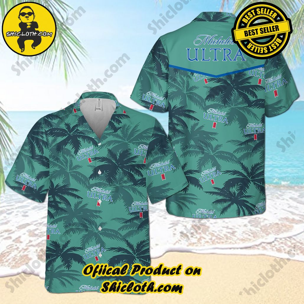 Hot Trending Explore Paradise: Introducing Shicloth's Hawaiian Shirt and Shorts Set 46 Michelob Ultra X GTA Hawaiian Shirt