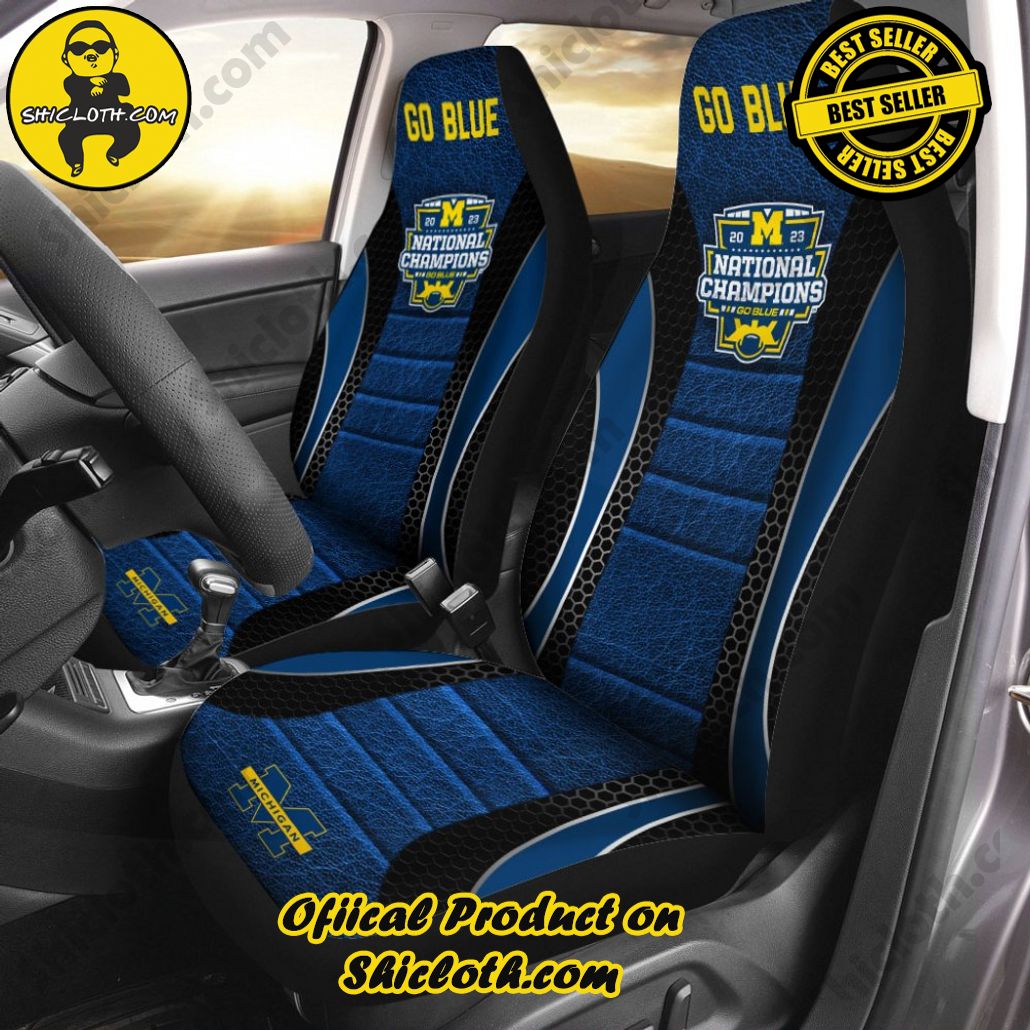 Michigan Wolverines Football 2PCS Car Seat Cover Version 1 Michigan Wolverines Football 2PCS Car Seat Cover Version 1
