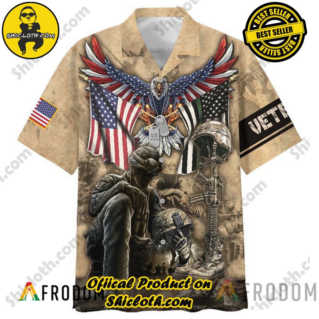 Embrace Island Vibes: Introducing Shicloth's Tropical Paradise Apparel Hawaiian Shirt 67 Military Honor The Fallen Veteran Tropical Paradise Apparel Hawaiian Shirt
