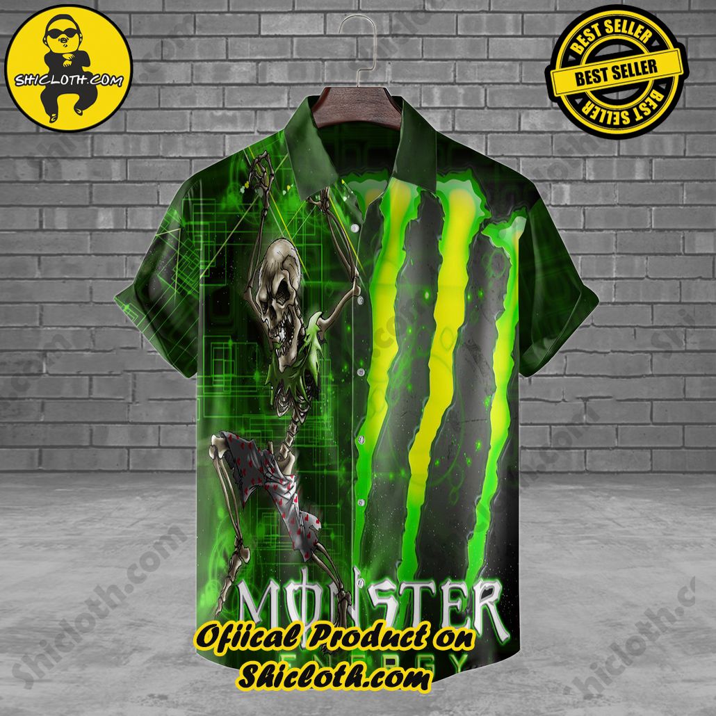 Monster Energy Hawaiian Shirt Monster Energy Hawaiian Shirt