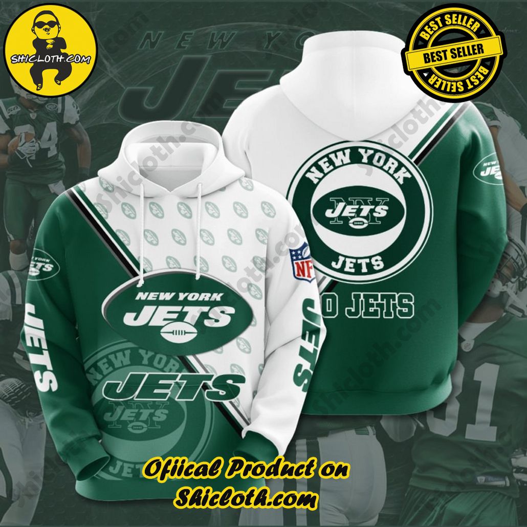 Elevate Your Wardrobe with Shicloth's Hoodie, Zipper Hoodie, and Sweatshirt Collection 24 New York Jets NFL Team Hoodie