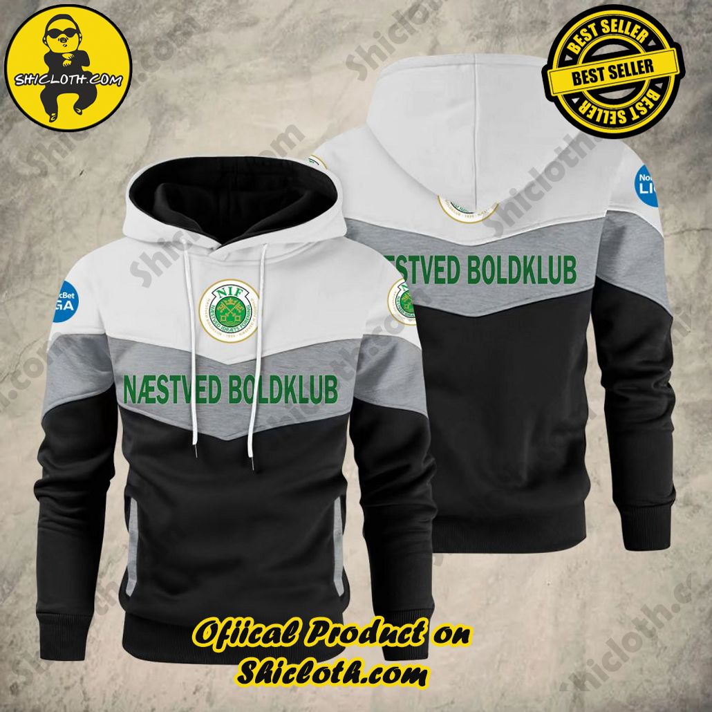 Get Cozy in Style: Introducing Shicloth's Patchwork Hoodie 19 Næstved Boldklub Superliga & 1st Division Patchwork Hoodie