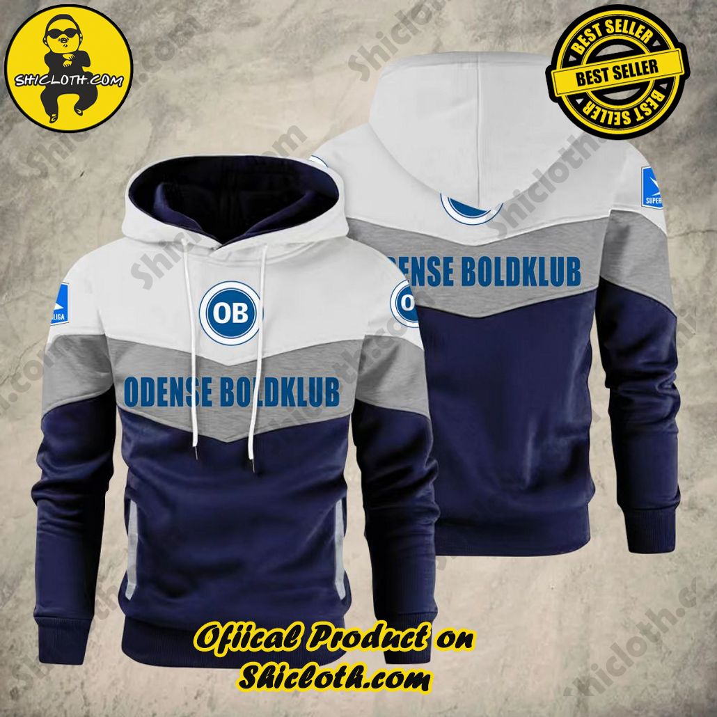 Get Cozy in Style: Introducing Shicloth's Patchwork Hoodie 21 Odense Boldklub Superliga & 1st Division Patchwork Hoodie