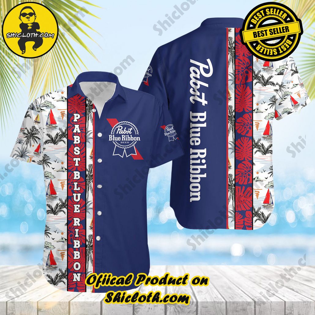 Stylish Sophistication: Introducing Shicloth's Button Shirt Collection 61 Pabst Blue Ribbon Button Shirt