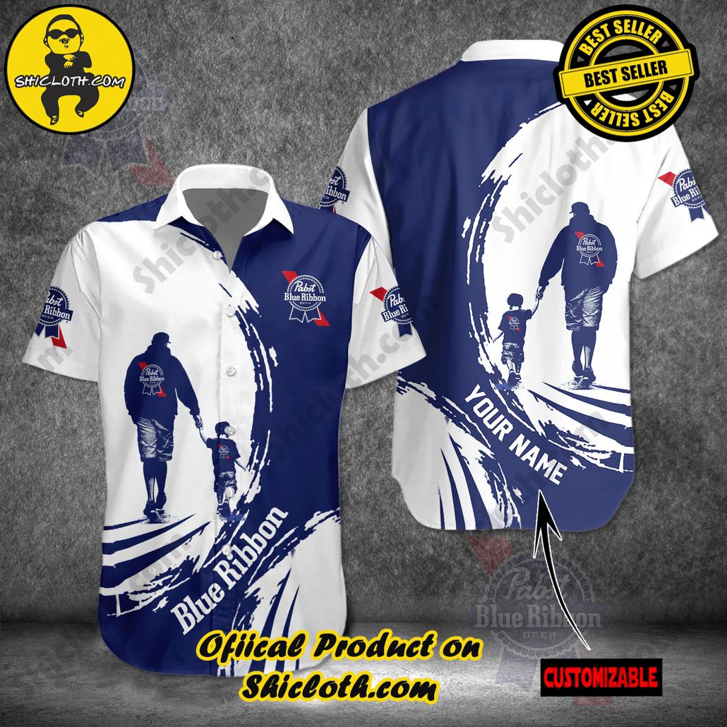 Hot Trending Explore Paradise: Introducing Shicloth's Hawaiian Shirt and Shorts Set 49 Pabst Blue Ribbon Father Is Day Custom Name Hawaiian Shirt
