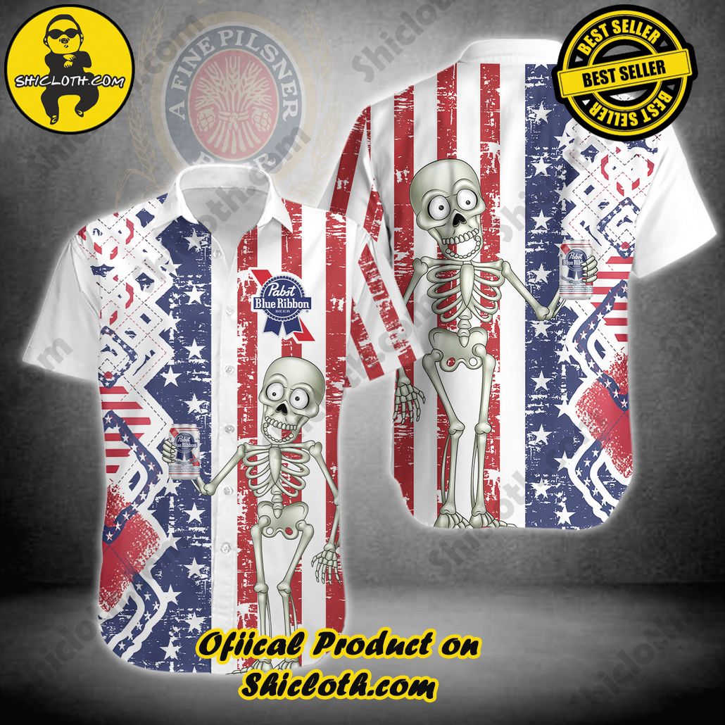 Hot Trending Explore Paradise: Introducing Shicloth's Hawaiian Shirt and Shorts Set 54 Pabst Blue Ribbon Hawaiian Shirt Version 2