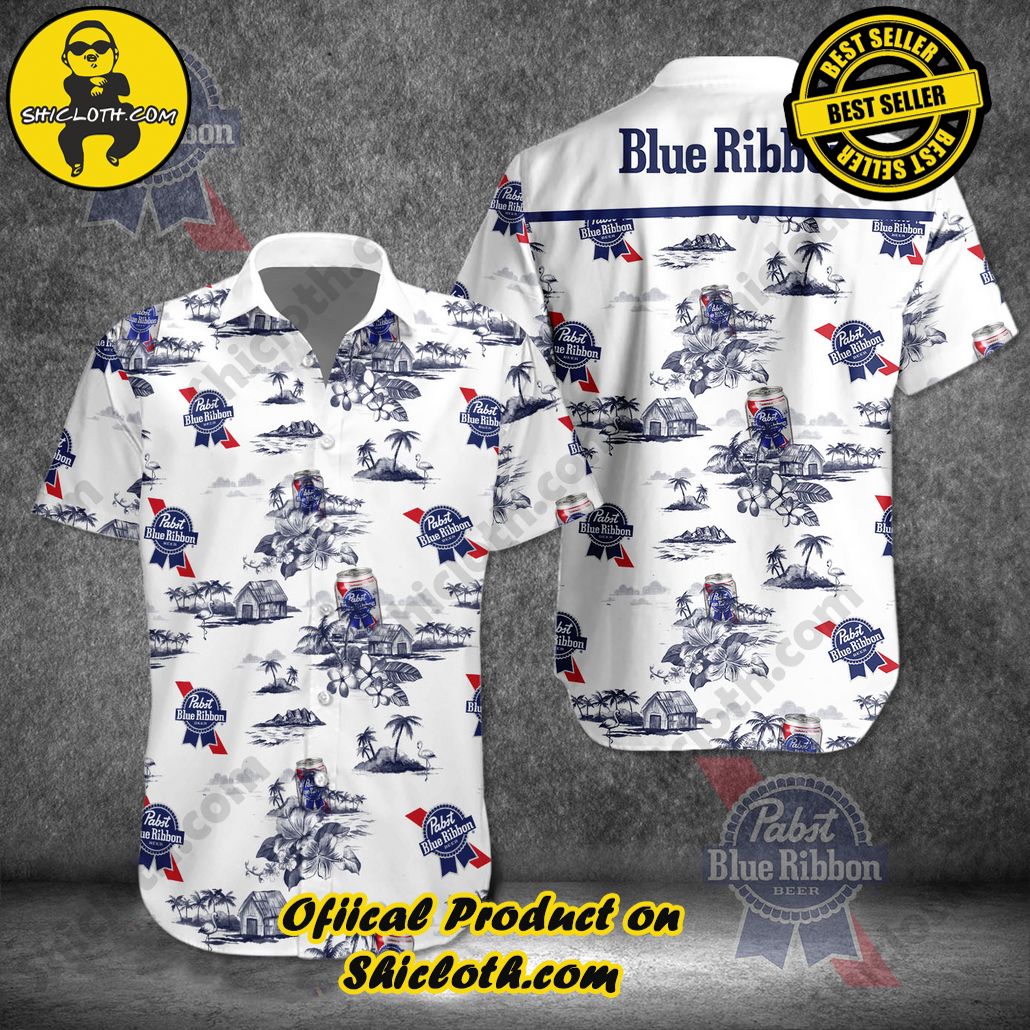 Hot Trending Explore Paradise: Introducing Shicloth's Hawaiian Shirt and Shorts Set 55 Pabst Blue Ribbon Hawaiian Shirt Version 3