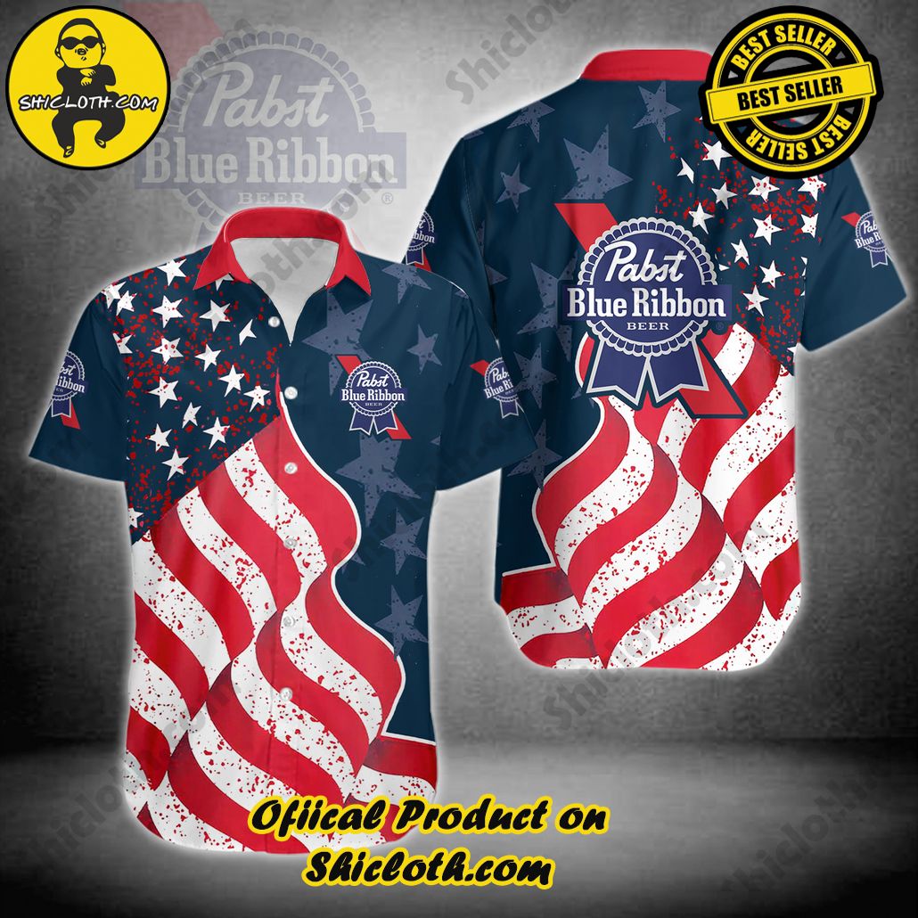Hot Trending Explore Paradise: Introducing Shicloth's Hawaiian Shirt and Shorts Set 56 Pabst Blue Ribbon Hawaiian Shirt Version 4