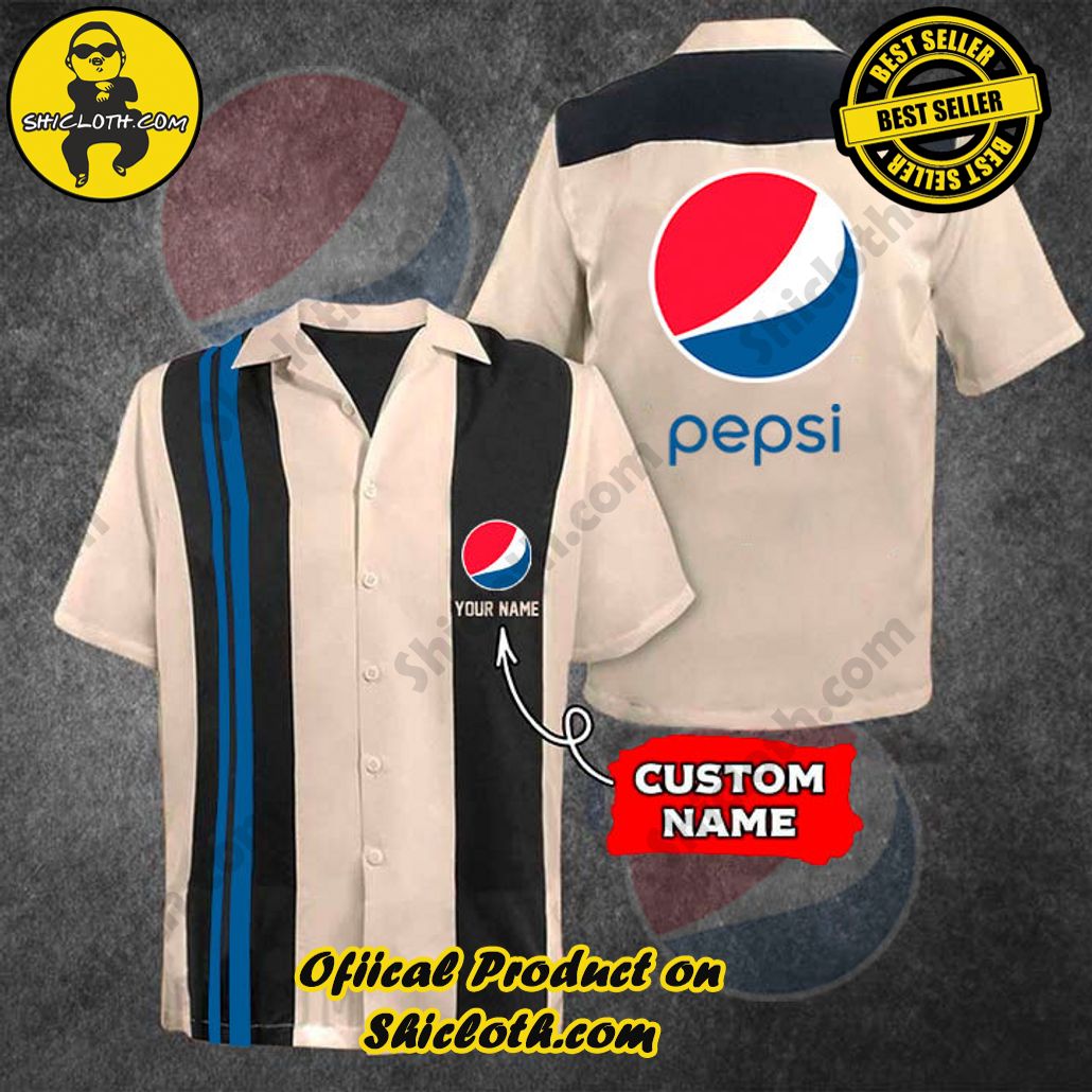 Tropical Vibes: Introducing Shicloth's Hawaiian Shirt 72 Pepsi Custom Name Bowling Shirt