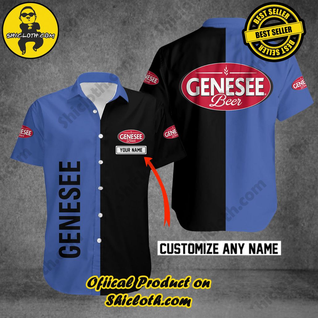 Discover Island Elegance: Shiclothshop's Style Summer Hawaiian Shirt 86 Personalized Multicolor Genesse Beer Button Shirt