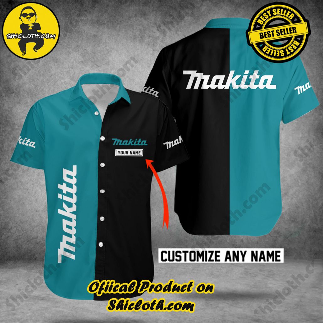 Hot Trending Explore Paradise: Introducing Shicloth's Hawaiian Shirt and Shorts Set 62 Personalized Multicolor Makita Button Shirt