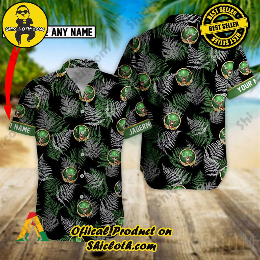 Tropical Vibes Meet Classic Elegance: Explore Shicloth's Button and Hawaiian Shirt Collection 77 Personalized Tropical Basic Jagermeister Button Shirt