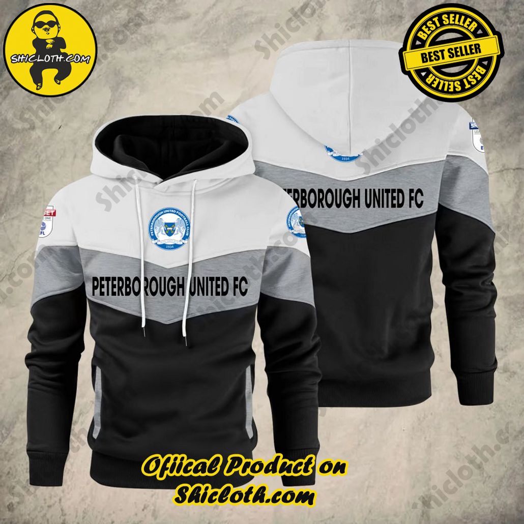 Uniquely Yours: Introducing Shicloth's Patchwork Hoodie 49 Peterborough United F.C EFL Patchwork Hoodie