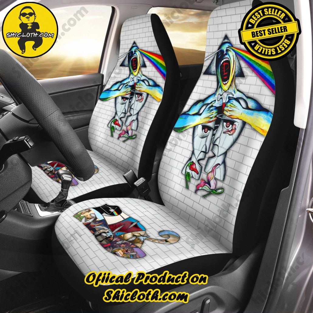 Pink Floyd 2PCS Car Seat Cover Version 4 Pink Floyd 2PCS Car Seat Cover Version 4