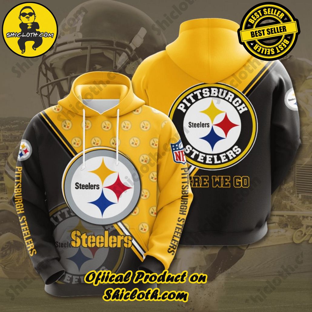 Elevate Your Wardrobe with Shicloth's Hoodie, Zipper Hoodie, and Sweatshirt Collection 30 Pittsburgh Steelers NFL Team Hoodie
