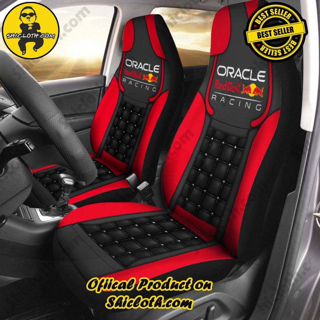 Red Bull Racing F1 2PCS Car Seat Cover Version 1 Red Bull Racing F1 2PCS Car Seat Cover Version 1