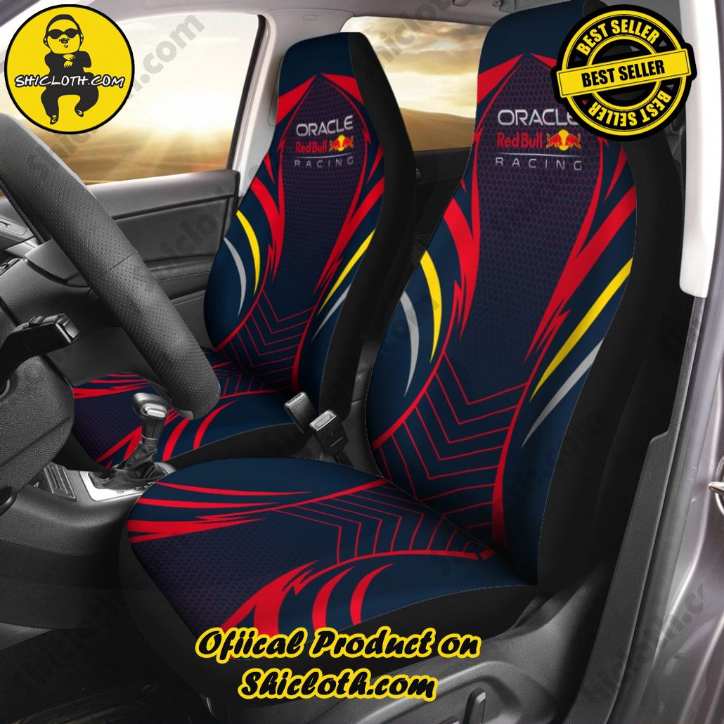 Red Bull Racing F1 2PCS Car Seat Cover Version 4 Red Bull Racing F1 2PCS Car Seat Cover Version 4