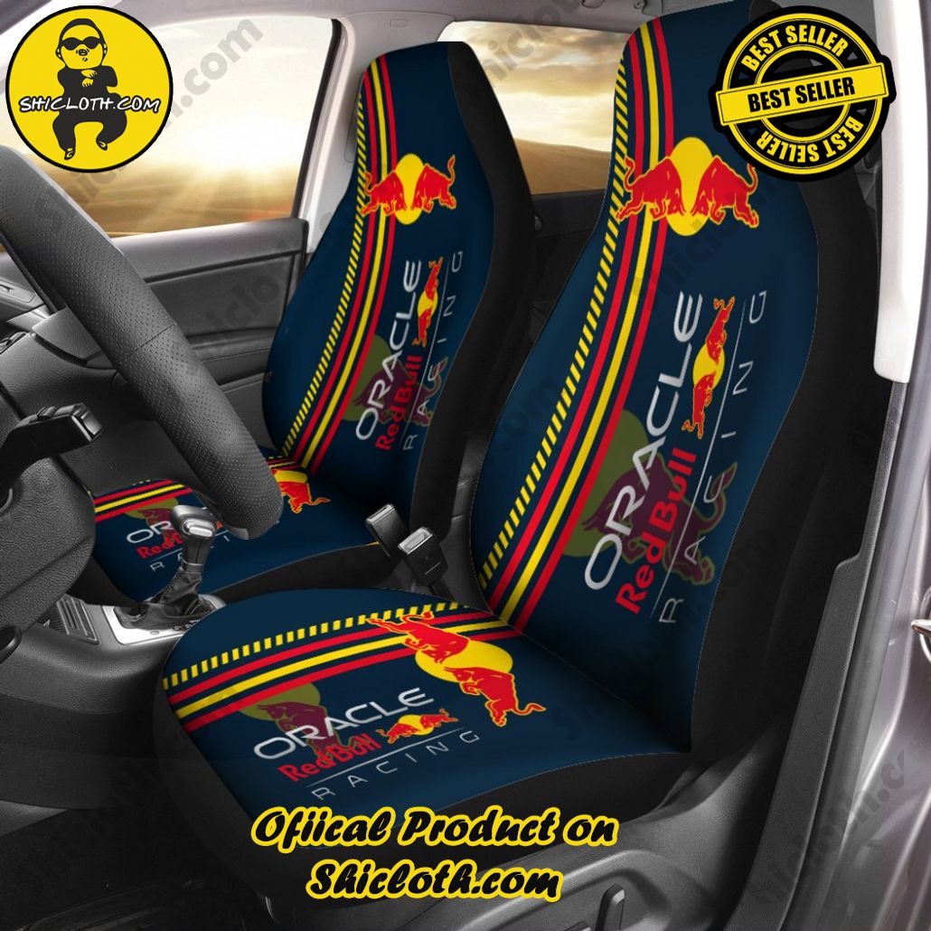 Red Bull Racing F1 2PCS Car Seat Cover Version 5 Red Bull Racing F1 2PCS Car Seat Cover Version 5