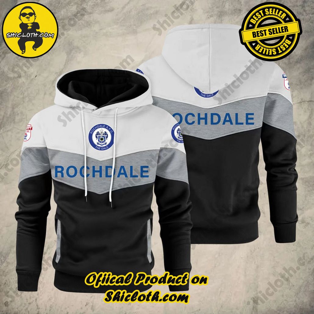 Uniquely Yours: Introducing Shicloth's Patchwork Hoodie 56 Rochdale AFC EFL Patchwork Hoodie