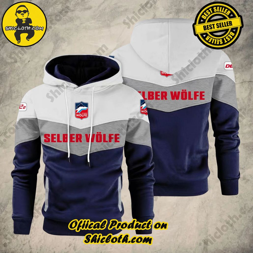 Discover Unique Style: Introducing Shicloth's Patchwork Hoodie 29 Selber Wölfe DEL & DEL 2 Patchwork Hoodie