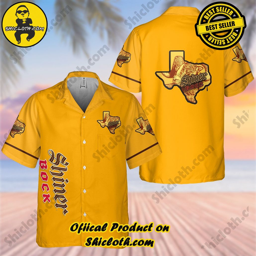 Tropical Vibes: Introducing Shicloth's Hawaiian Shirt 77 Shiner Bock Beer Hawaiian Shirt