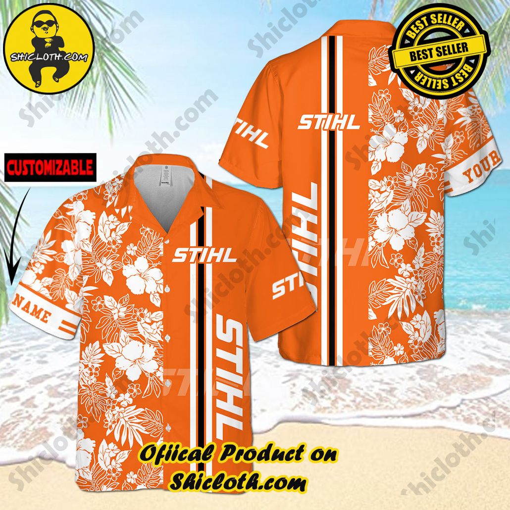 Stylish Sophistication: Introducing Shicloth's Button Shirt Collection 81 Stihl Personalized Hawaiian Shirt