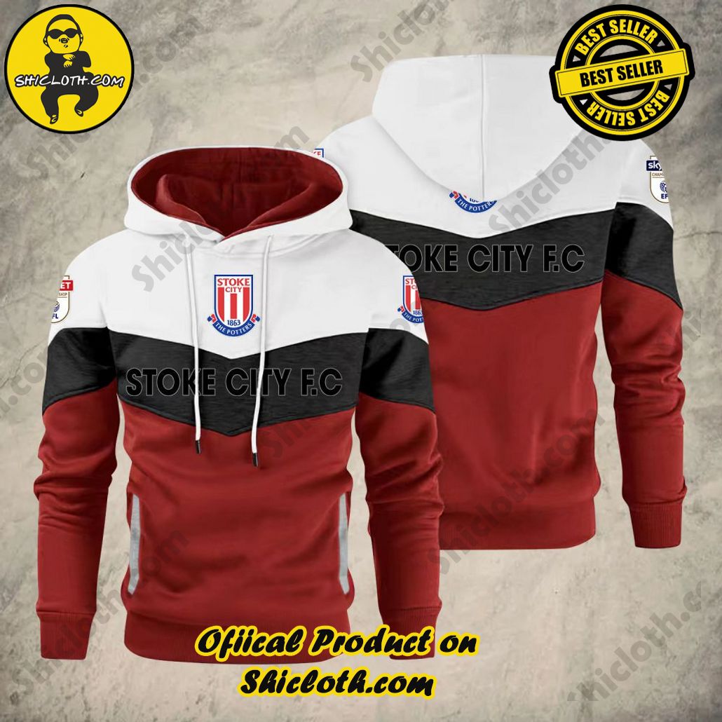 Uniquely Yours: Introducing Shicloth's Patchwork Hoodie 64 Stoke City F.C EFL Patchwork Hoodie