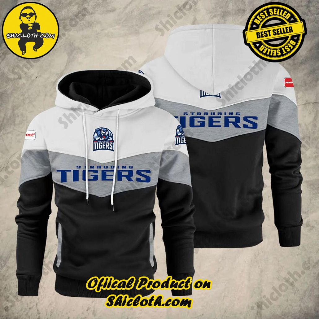 Discover Unique Style: Introducing Shicloth's Patchwork Hoodie 31 Straubing Tigers DEL & DEL 2 Patchwork Hoodie