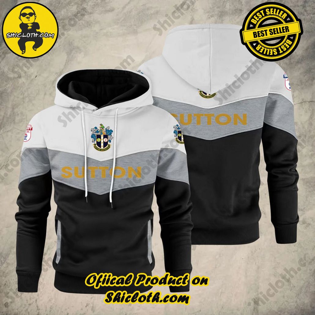 Uniquely Yours: Introducing Shicloth's Patchwork Hoodie 66 Sutton United EFL Patchwork Hoodie