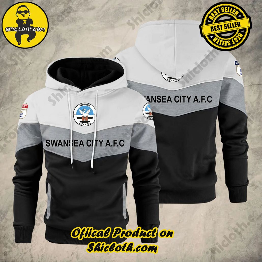 Uniquely Yours: Introducing Shicloth's Patchwork Hoodie 67 Swansea City A.F.C EFL Patchwork Hoodie