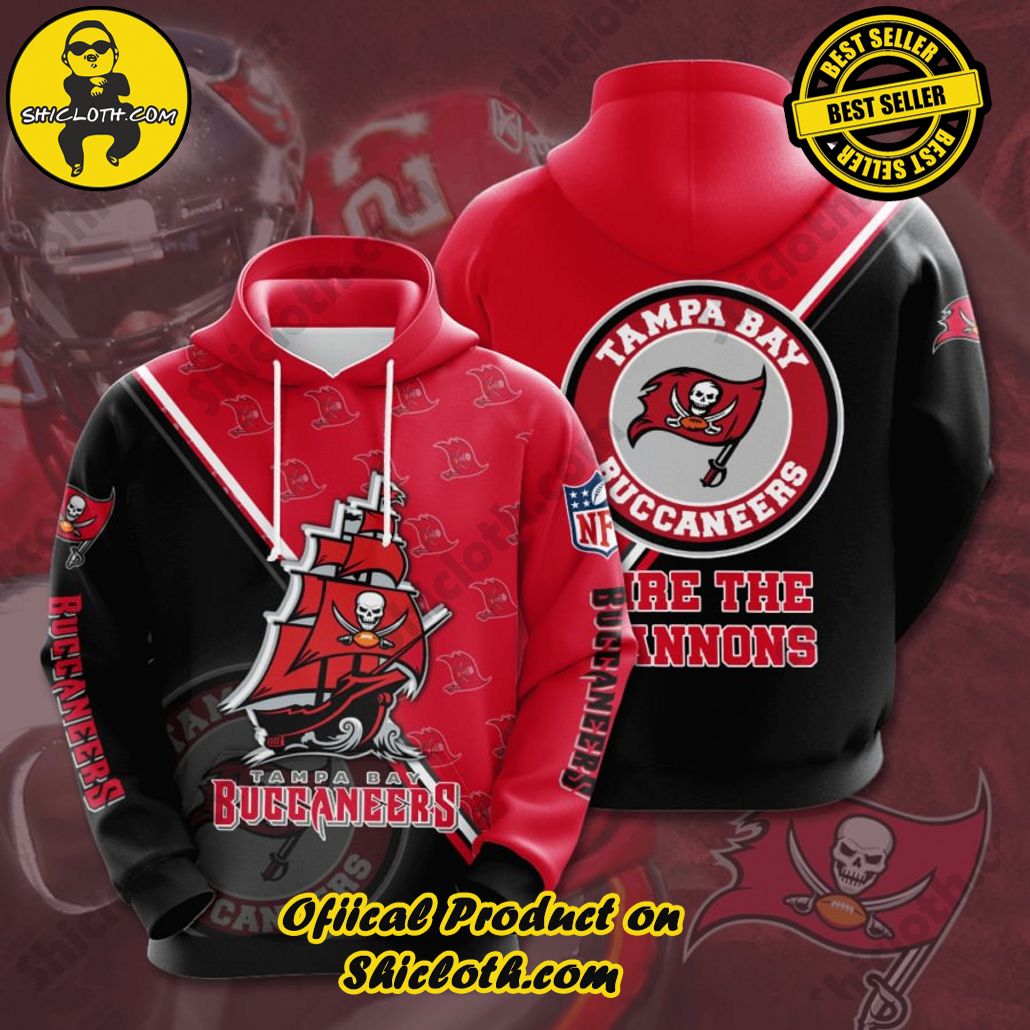 Elevate Your Wardrobe with Shicloth's Hoodie, Zipper Hoodie, and Sweatshirt Collection 35 Tampa Bay Buccaneers NFL Team Hoodie