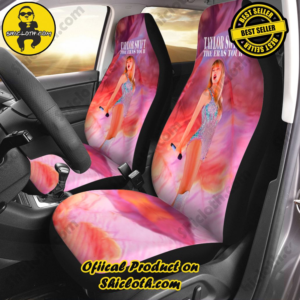 Ride in Style: Introducing Shicloth's Car Seat Cover 75 Taylor Swift 2PCS Car Seat Cover Version 2