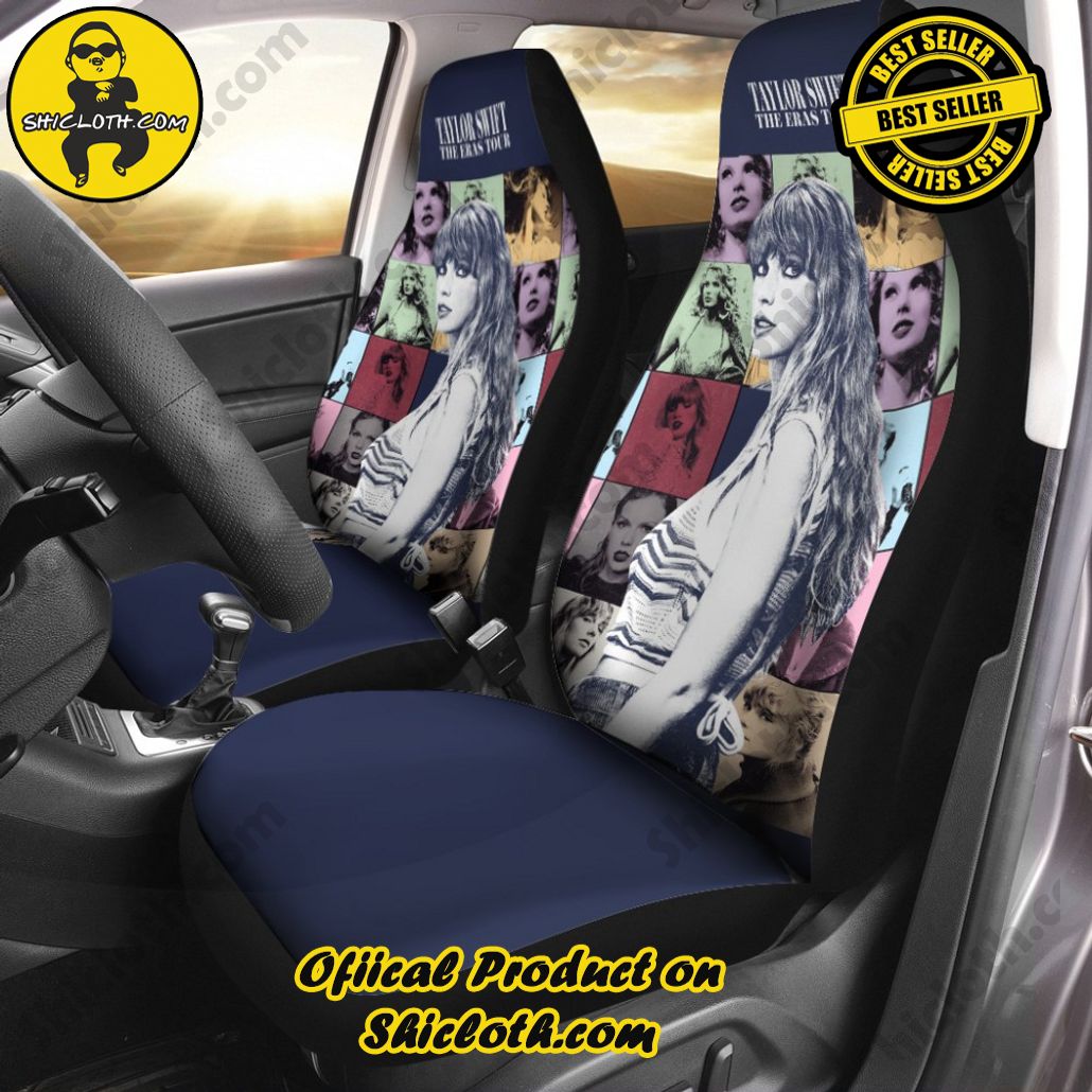 Ride in Style: Introducing Shicloth's Car Seat Cover 76 Taylor Swift 2PCS Car Seat Cover Version 3