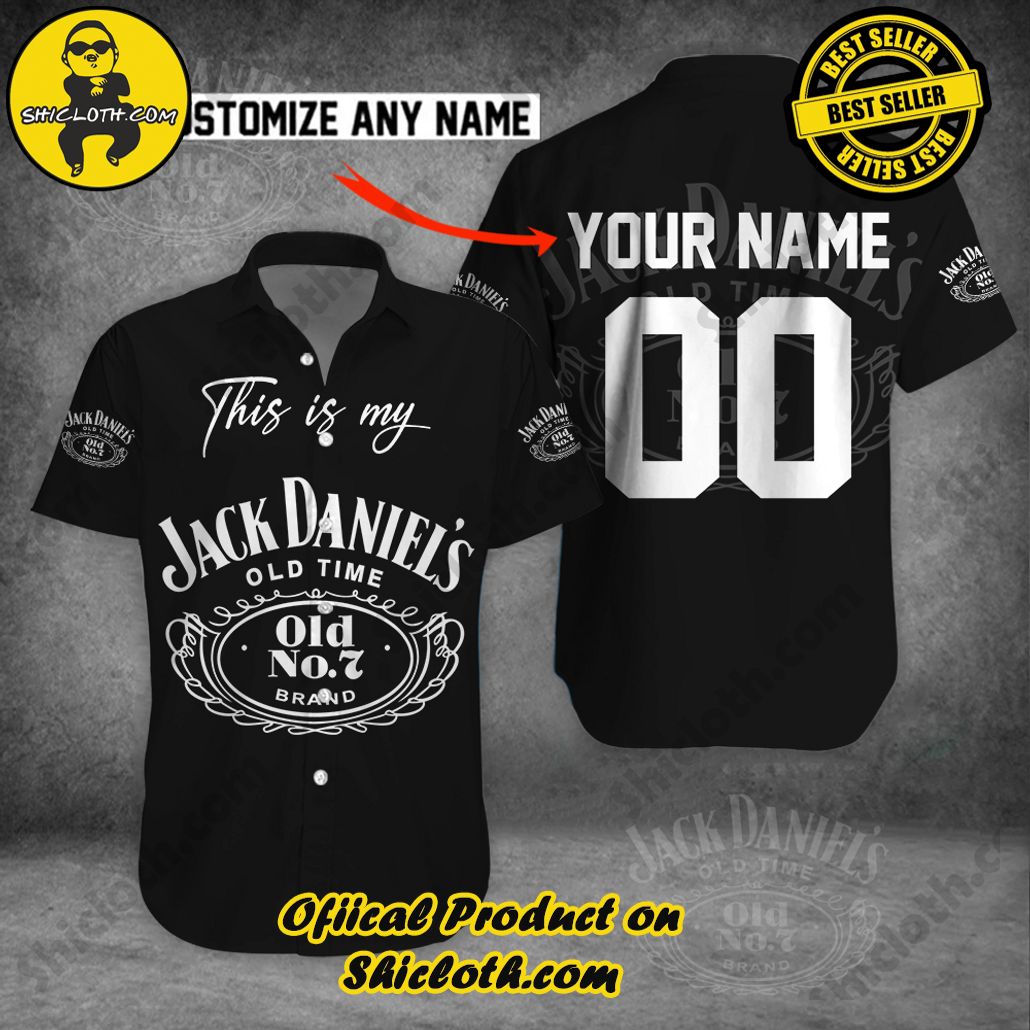 Stylish Sophistication: Introducing Shicloth's Button Shirt Collection 84 This Is My Jack Daniels Personalized Button Shirt