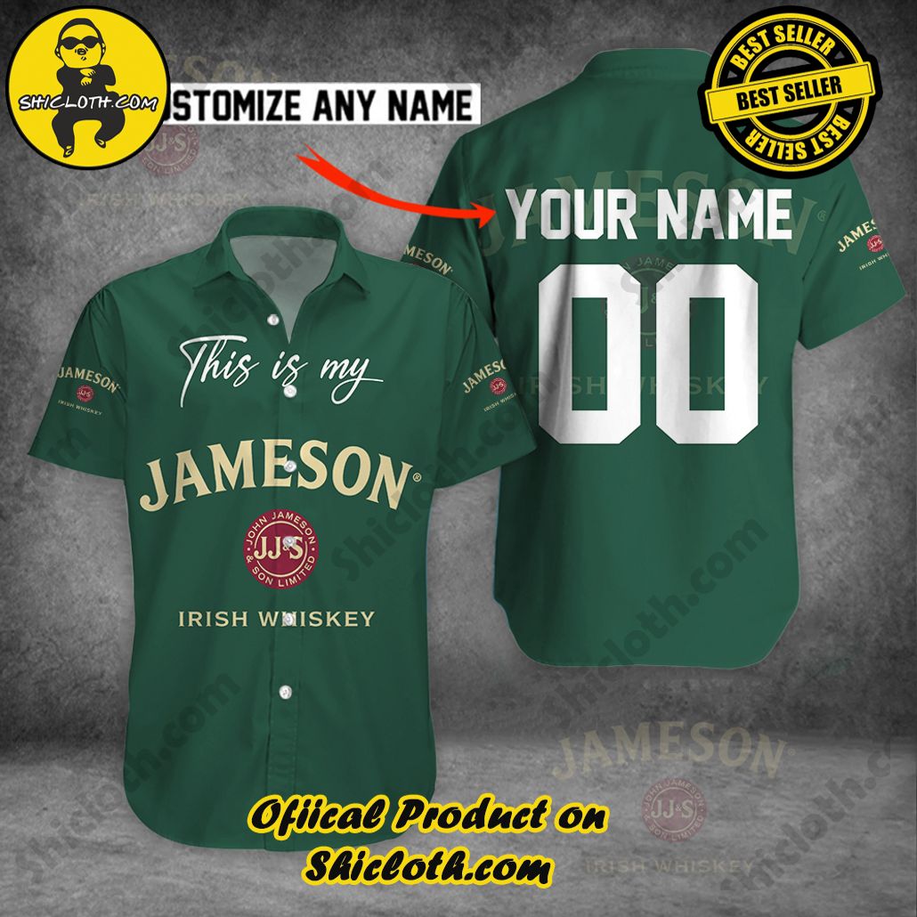 Tropical Vibes: Introducing Shicloth's Hawaiian Shirt 84 This Is My Jameson Personalized Button Shirt