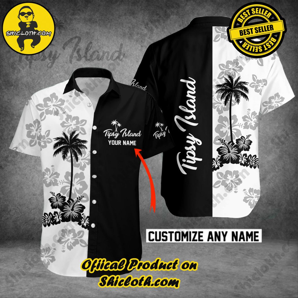 Discover Island Elegance: Shiclothshop's Style Summer Hawaiian Shirt 92 Tipsy Island Custom Name Style Summer Hawaiian Shirt
