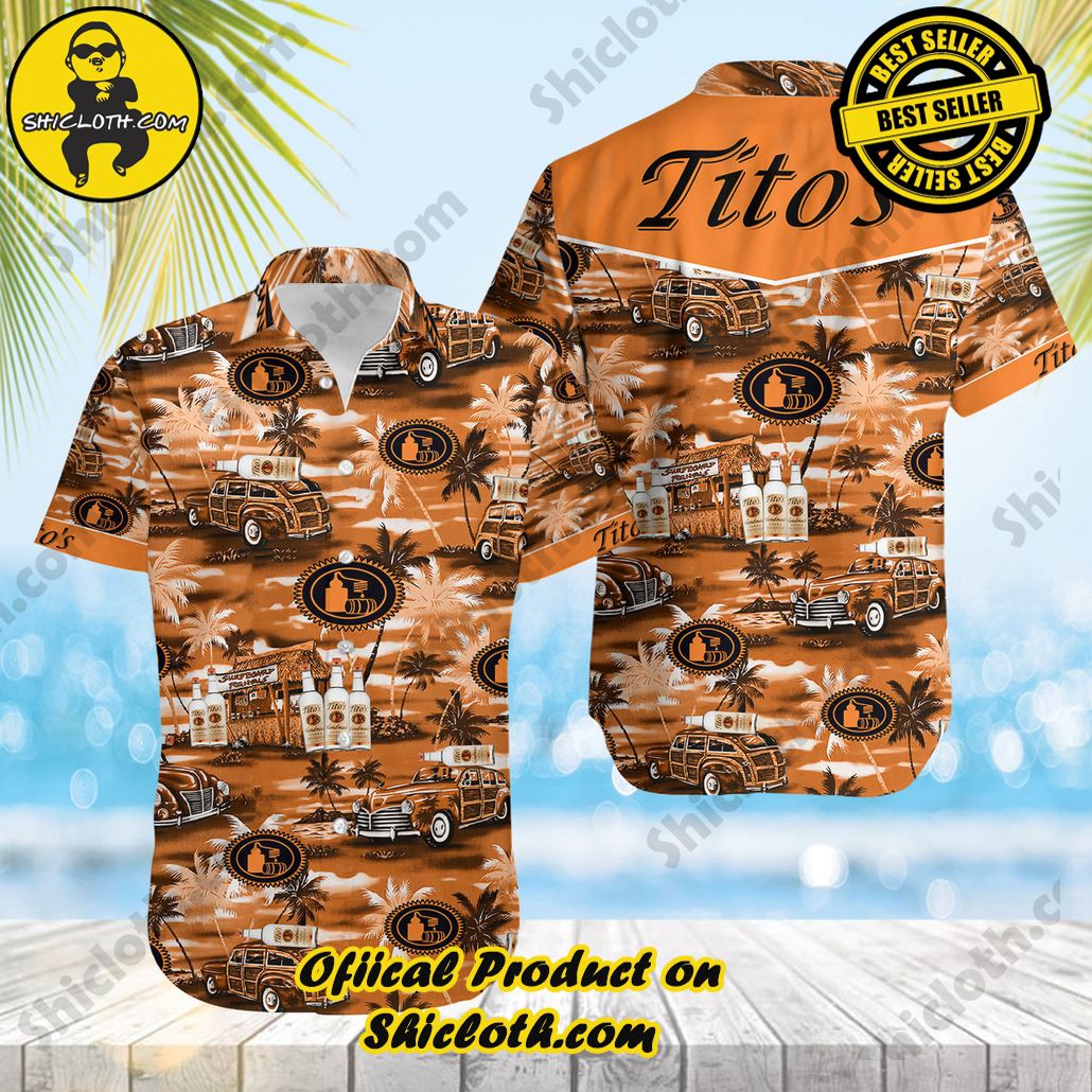 Discover Island Elegance: Shiclothshop's Style Summer Hawaiian Shirt 97 Tito’s Skeleton Style Summer Hawaiian Shirt