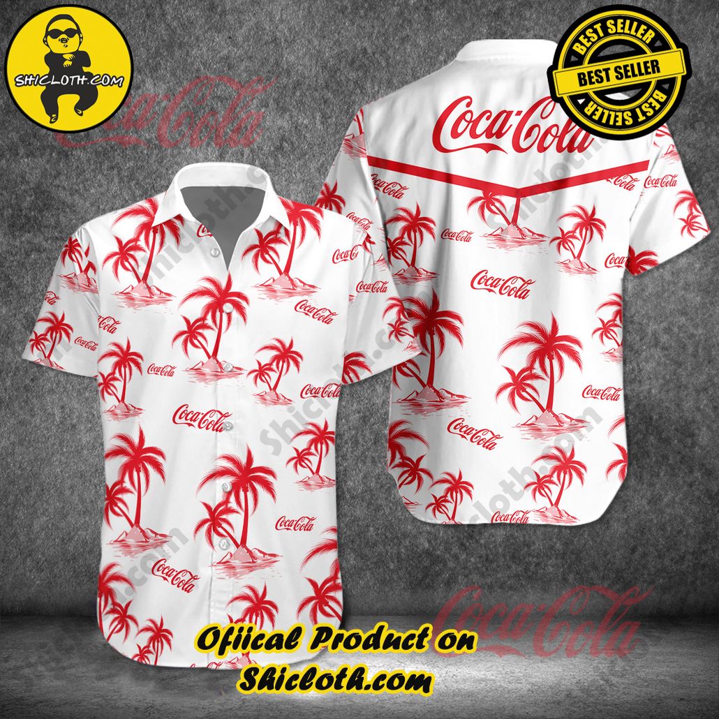 Tropical Vibes Meet Classic Elegance: Explore Shicloth's Button and Hawaiian Shirt Collection 94 Tropical Coca-Cola Button Shirt