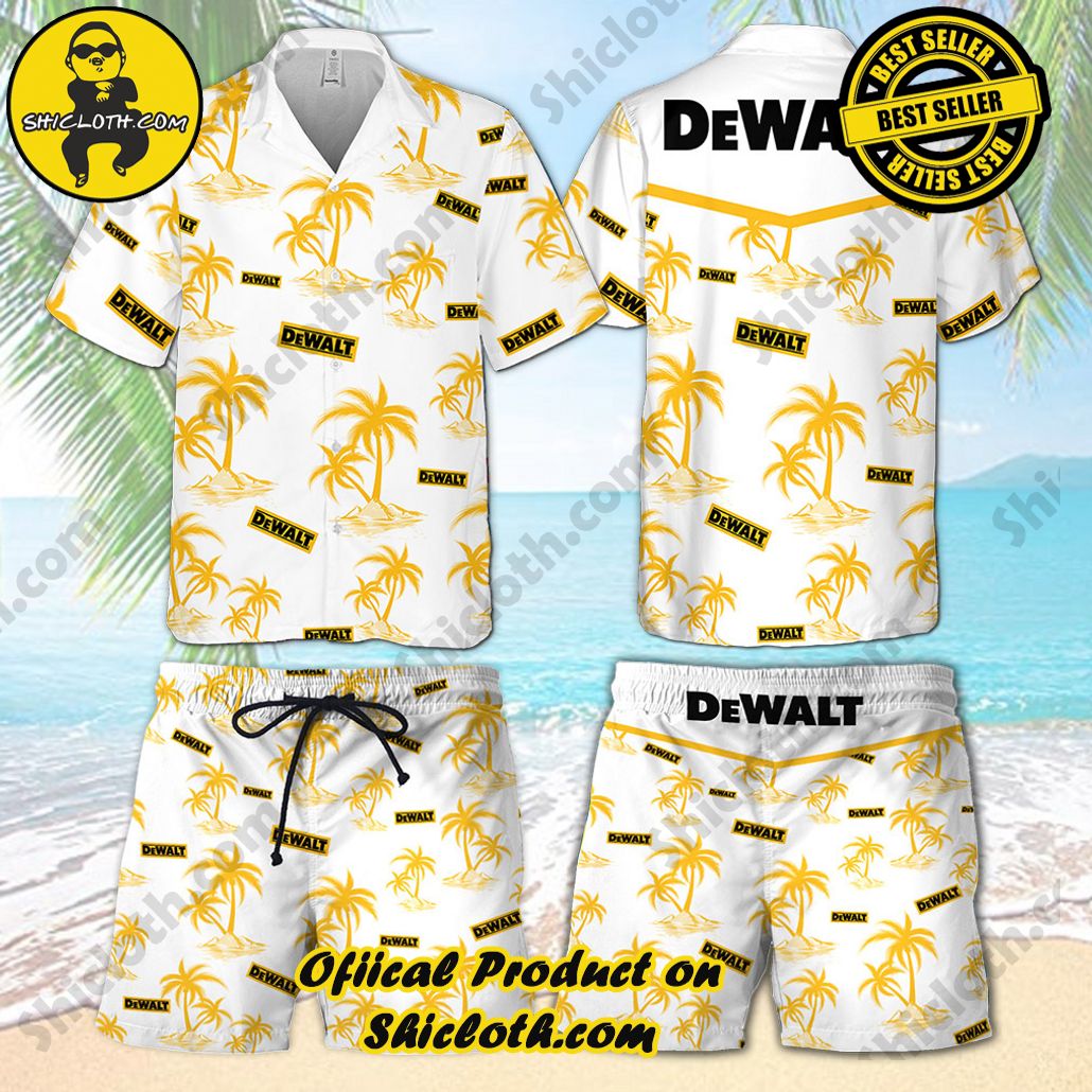 Stylish Sophistication: Introducing Shicloth's Button Shirt Collection 95 Tropical Dewalt Shirt and Shorts