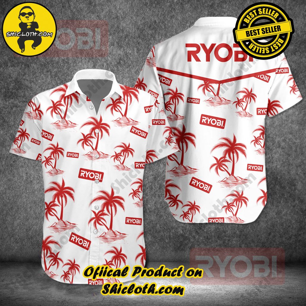 Hot Trending Explore Paradise: Introducing Shicloth's Hawaiian Shirt and Shorts Set 95 Tropical Ryobi Button Shirt