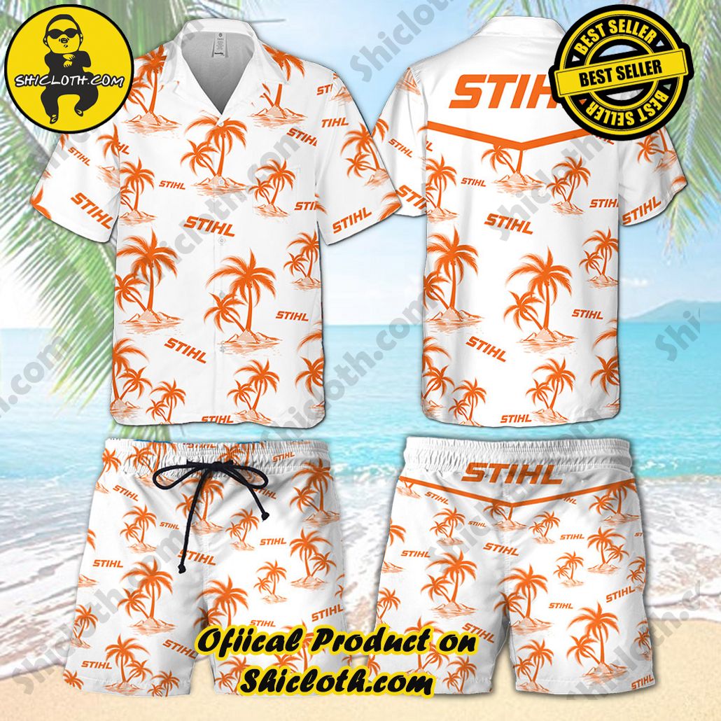 Stylish Sophistication: Introducing Shicloth's Button Shirt Collection 98 Tropical Stihl Shirt and Shorts