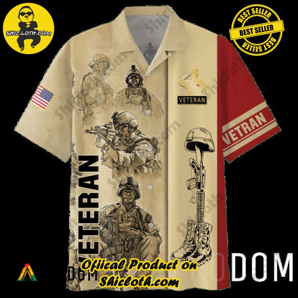 Embrace Island Vibes: Introducing Shicloth's Tropical Paradise Apparel Hawaiian Shirt 90 US Military Veteran Tropical Paradise Apparel Hawaiian Shirt
