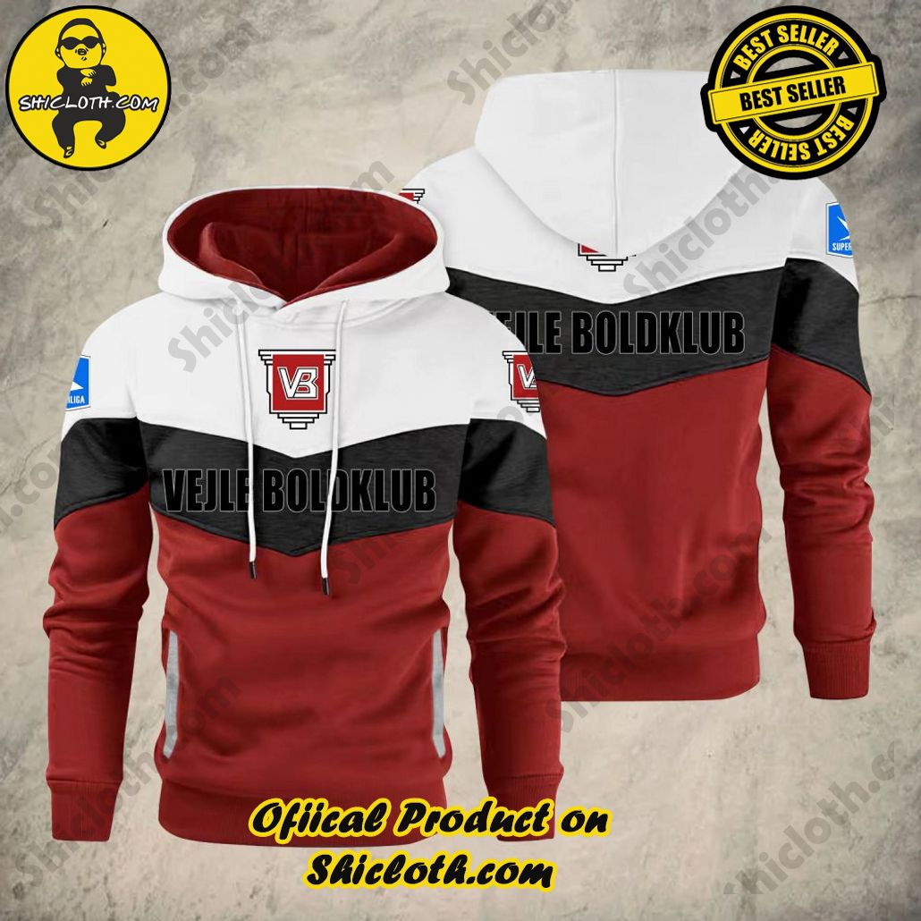 Get Cozy in Style: Introducing Shicloth's Patchwork Hoodie 25 Vejle Boldklub Superliga & 1st Division Patchwork Hoodie