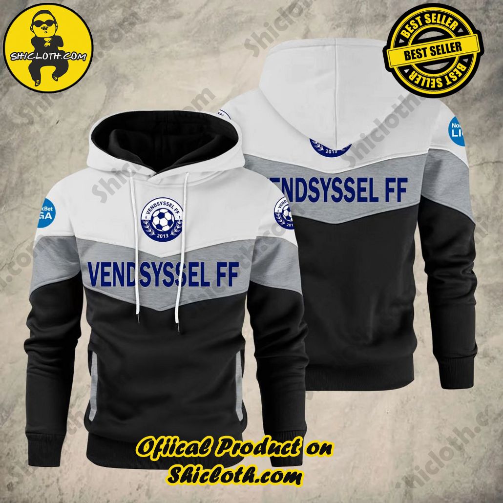 Get Cozy in Style: Introducing Shicloth's Patchwork Hoodie 26 Vendsyssel FF Superliga & 1st Division Patchwork Hoodie