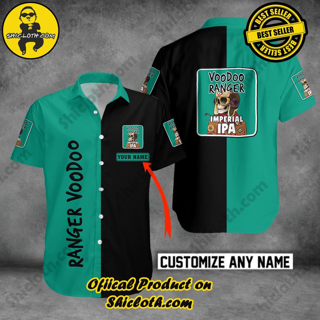 Stylish Sophistication: Introducing Shicloth's Button Shirt Collection 99 Voodoo Ranger IPA Personalized Multicolor Button Shirt